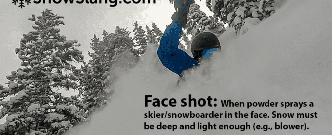 Face shot at Winter Park, Colorado. Photo of/by Mitch Tobin, editor SnowSlang.com