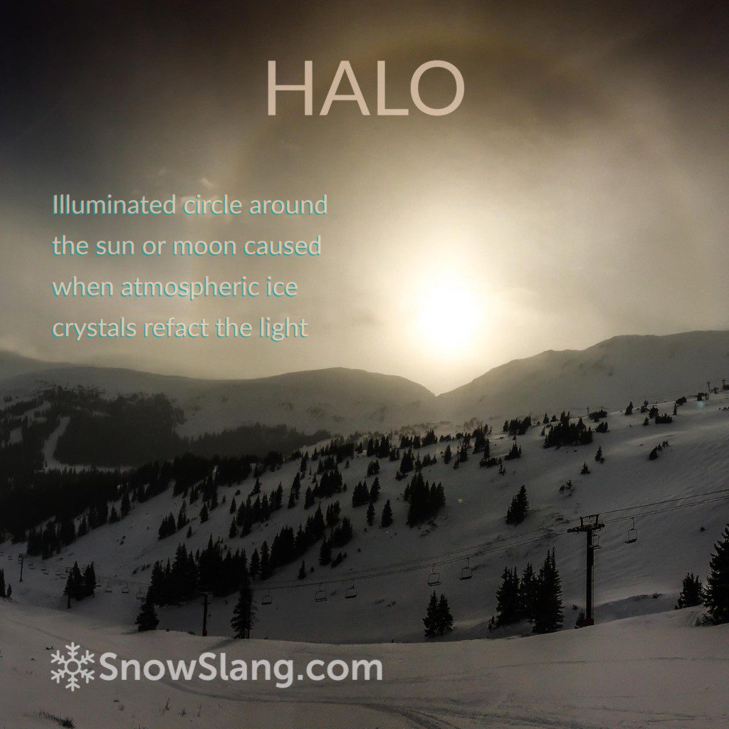 alpenglow halo photo 3